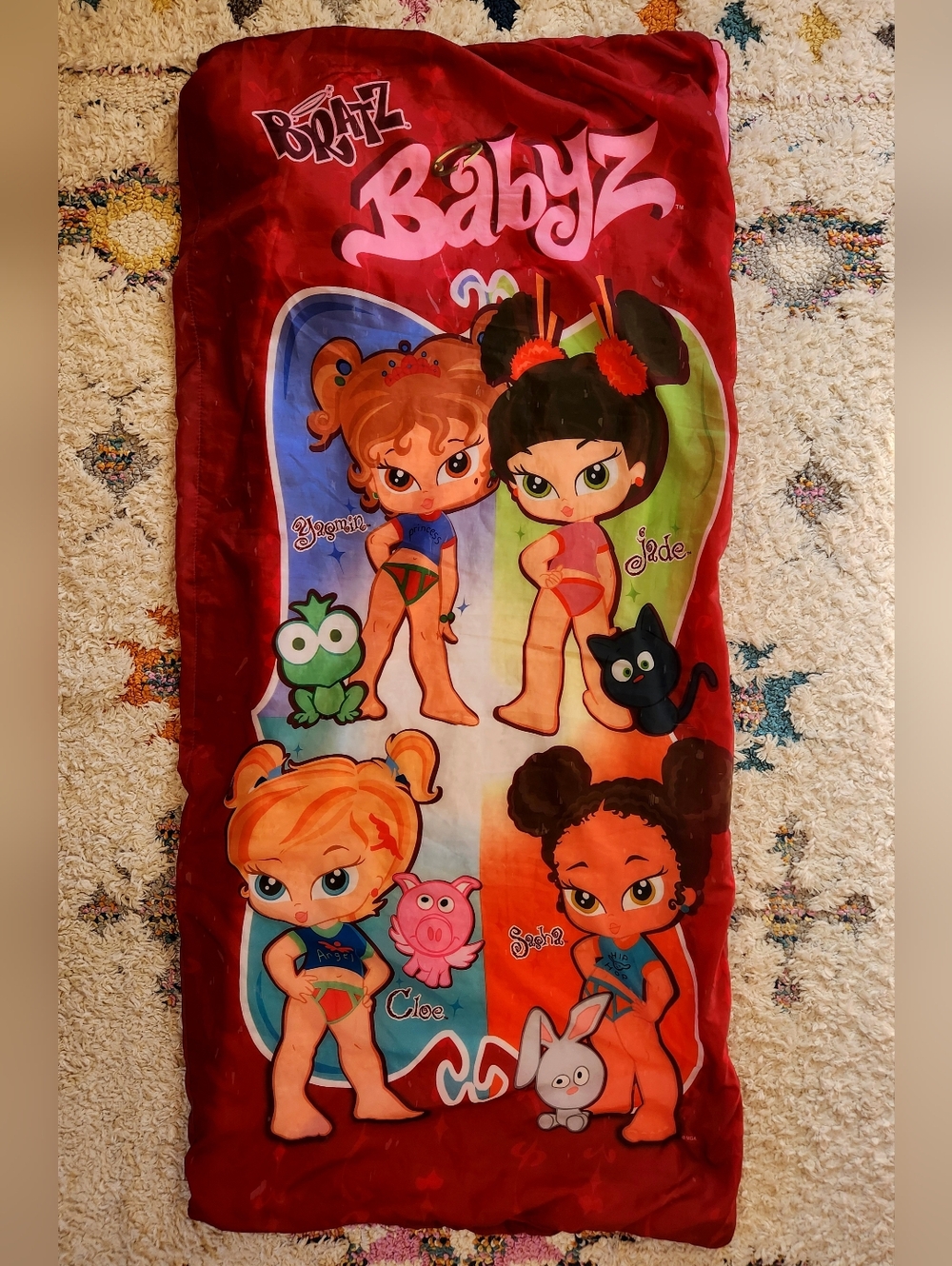 2004 Bratz Babyz Children's Sleeping Bag